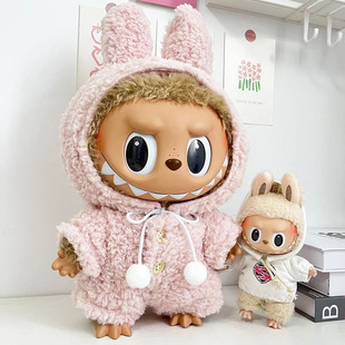 38cm�����������·���ë�q�B�w��+����ñ��Labubu��ż��Q������