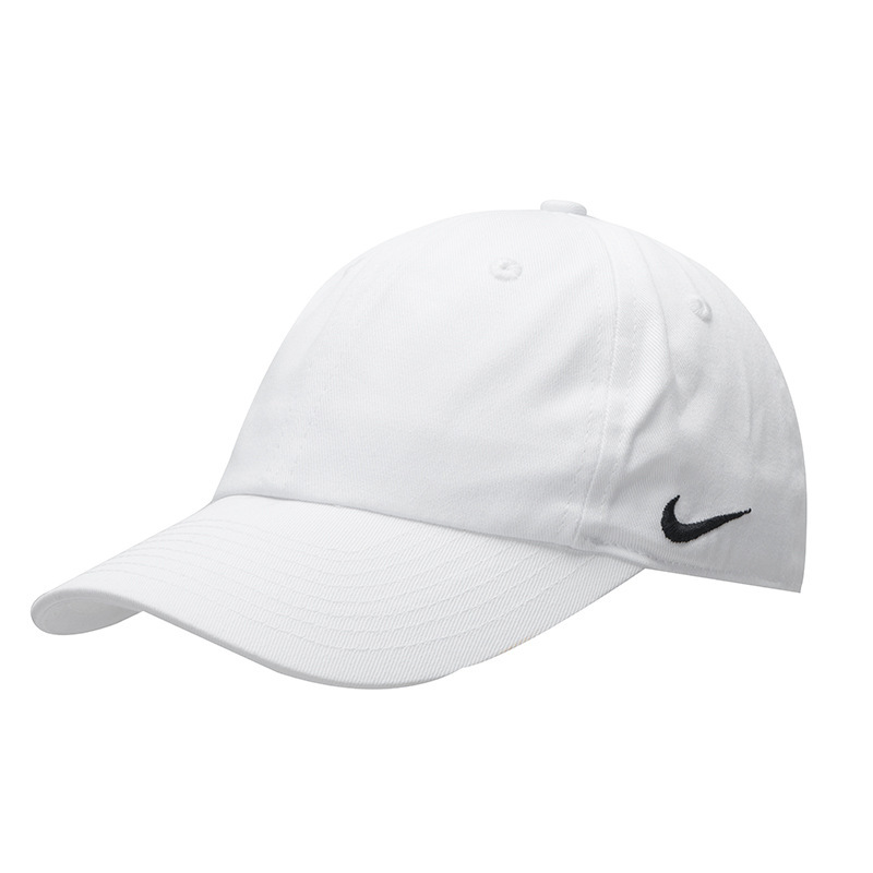 [Group Purchase] Nike Nike Peaked Cap Men's and Women's Hats New Sports Hats Baseball Caps Outdoor White Casual