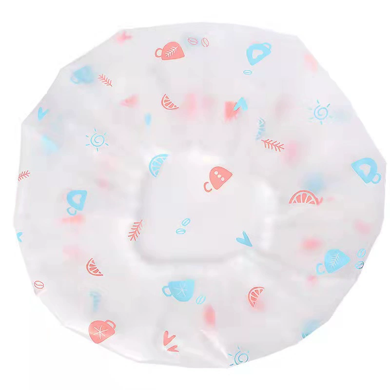 Fashionable waterproof elastic shower cap, (Physicals)