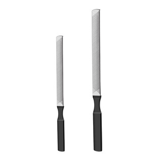 Stainless steel nail file double-sided contusion strip household personal manicure thick toe onychomycosis four-sided rubbing and polishing tool