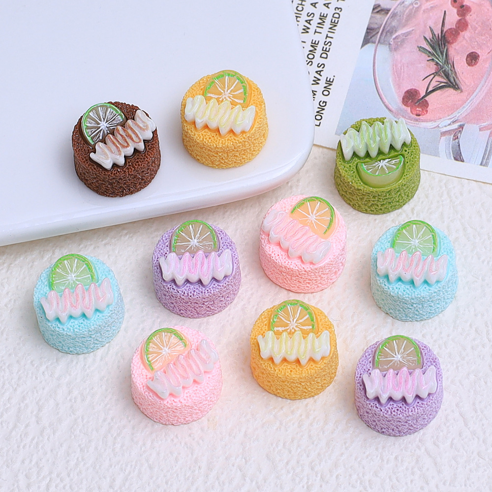 Cream cartoon food play, accessory with accessories, hairgrip, materials set, DIY
