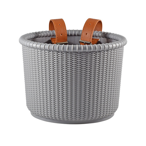 Stroller basket, children's bicycle, scooter basket, strap, hanging belt basket, thickened plastic front basket