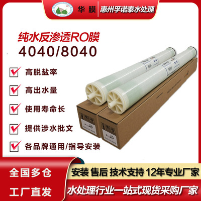 Reverse osmosis membrane Industry Water Pollution 8040/4040 Water Water Purifier high pressure low pressure Filter element ro Membrane