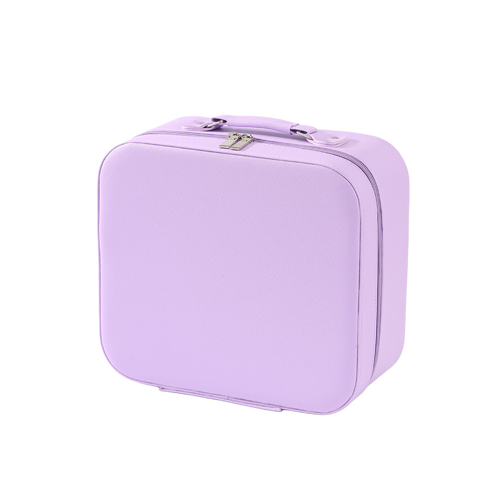 Bolsa de maquillaje espejo LED almacenamiento portátil caja de maquillaje portátil maquillaje caja de almacenamiento de gran capacidad para viajes Otros