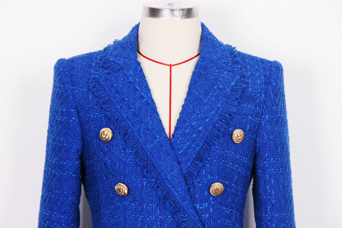 Classic Women's Suit Jacket - Elegant Tailored Blazer For Spring_voghion.com