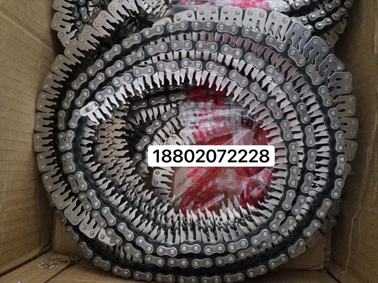 电子电阻生产线用链条35-v3T高齿焊接机传动用齿形链尖齿链喷涂链