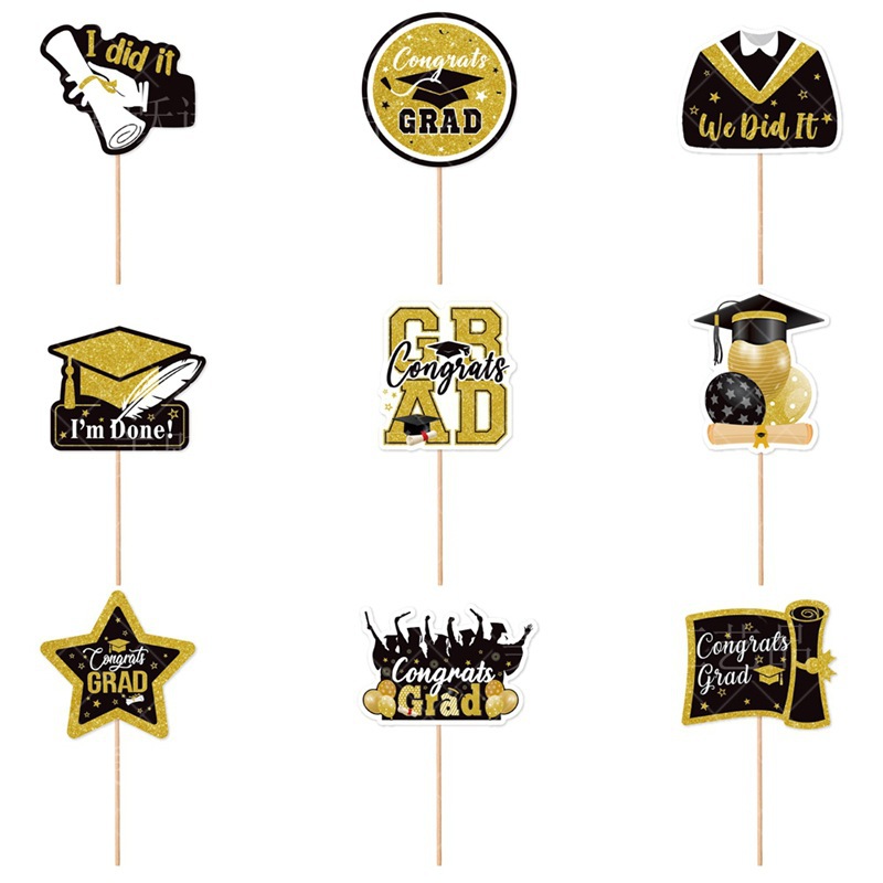 Decoración de pastel de graduación internacional Graduation Plug-in Decoración de pastel de postres