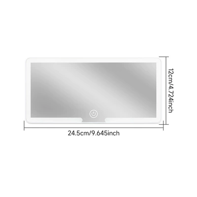 Sun Visor Vanity Mirror with: Sun visor rearview mirror