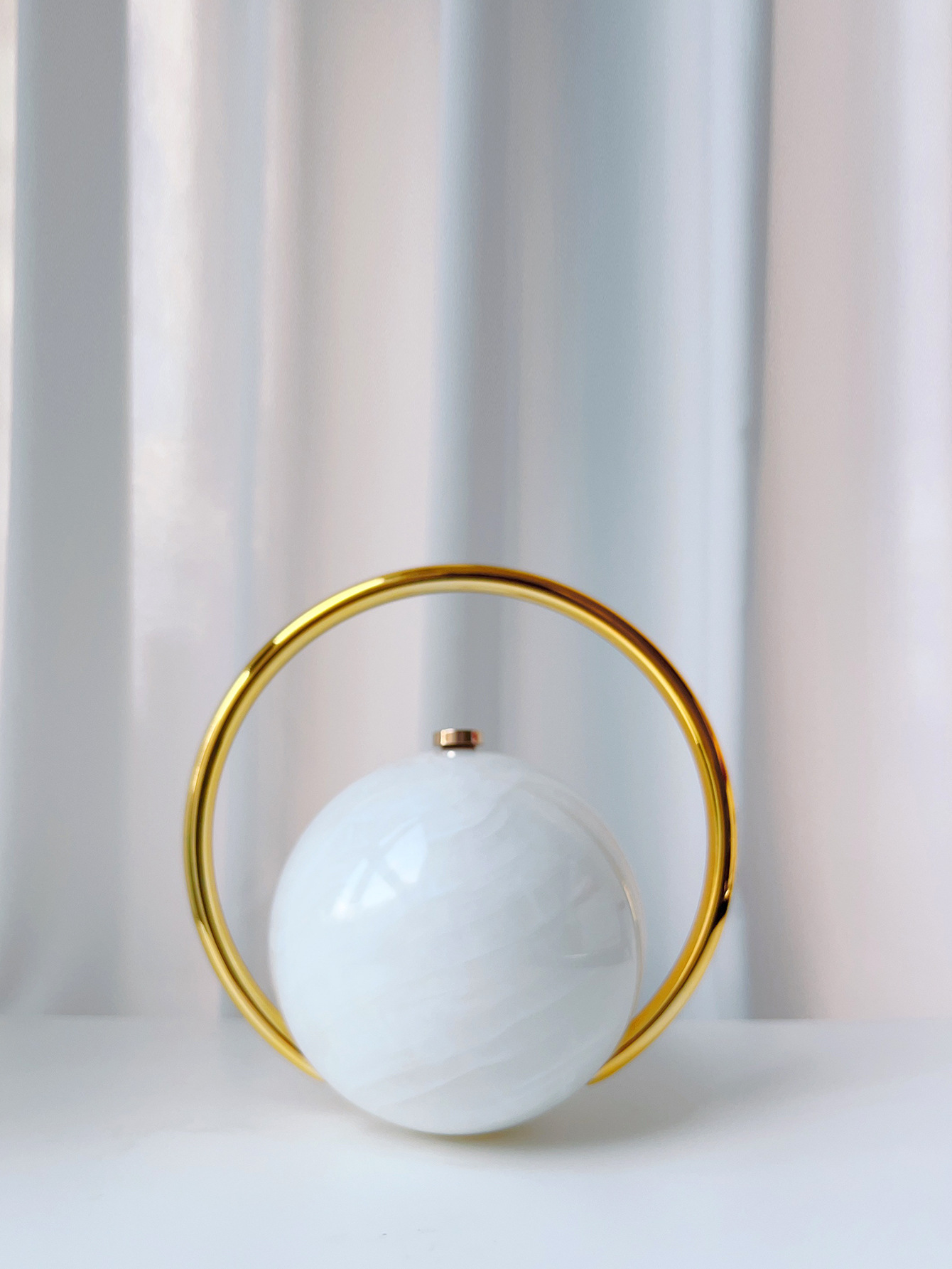 2025 New Spherical Evening Bag Electroplated Handle Luxury Handbag Marble Pattern Minimalist Runway Wholesale Bag - Thumbnail 6