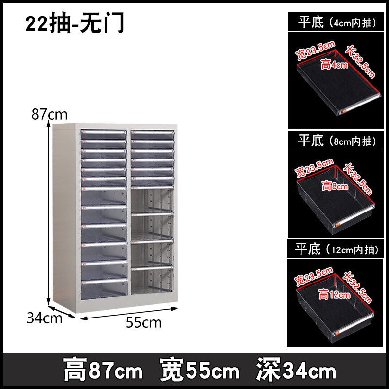 일반 회색 및 흰색 캐비닛