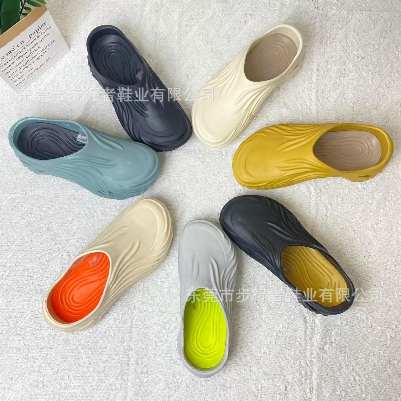 2025 Cyclone Wave Hole Shoes Shallow Mouth Men's Non-Slip Casual Outdoor Sports Beach Shoes Breathable and Non-Slip
