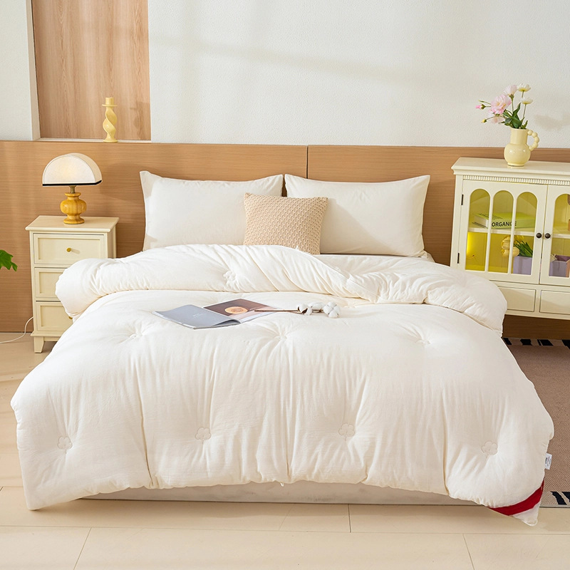 2025 New Cotton Xinjiang Cotton Quilt Class a Washed Cotton Soy Fiber Quilt Core Pure Cotton Spring & Fall Quilt All Year Round Quilt