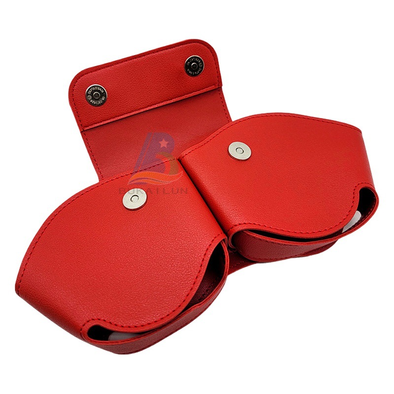 En stock al por mayor aplicable airpodsmax auriculares Funda de cuero Bluetooth auriculares bolsa grande auriculares bolsa de cuero de almacenamiento