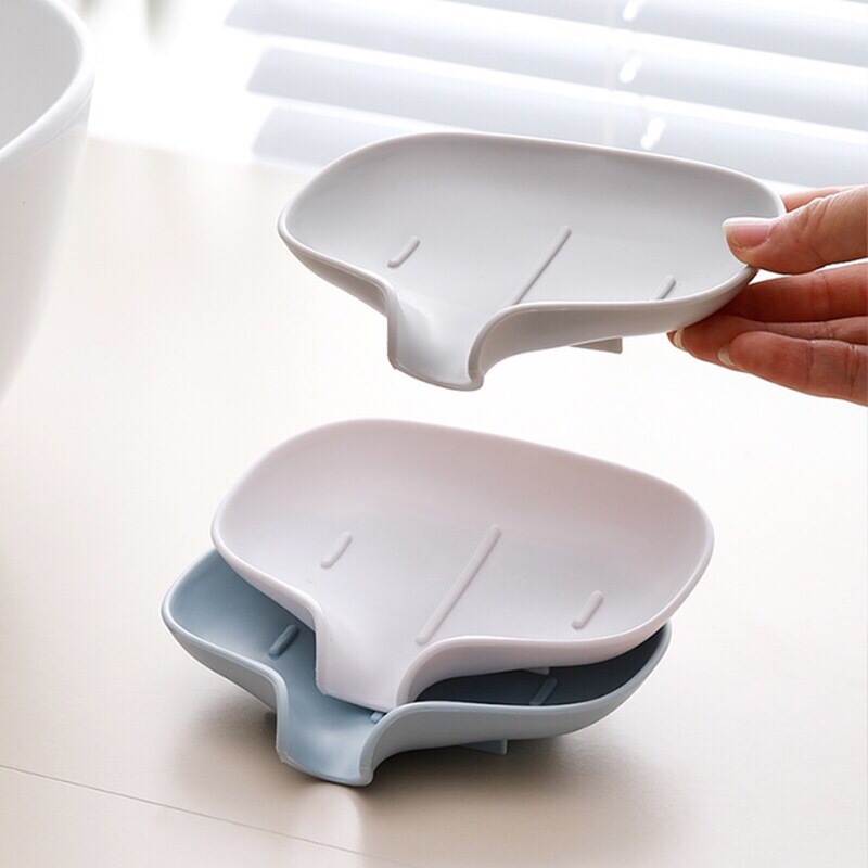 シンプルでクリエイティブなソープボックス排水ソープボックスソープホルダー家庭用バスルームトイレ蓋なしソープホルダープラスチック|undefined