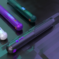 智能無線直發器亞馬遜跨境專供捲髮器卷直夾板便攜式捲髮棒直板夾