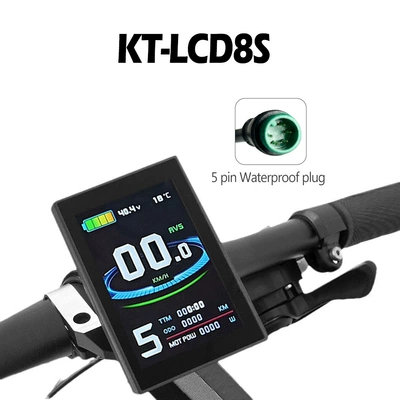 Dağ velosipedi elektrik LCD sayğac Quantum LCD8S rəngli ekran/suya davamlı konnektor