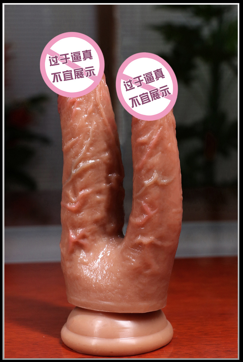 Jiuai Silicone Dildo, Soft Flesh-Colored Adult Toy for Women — detail image 21