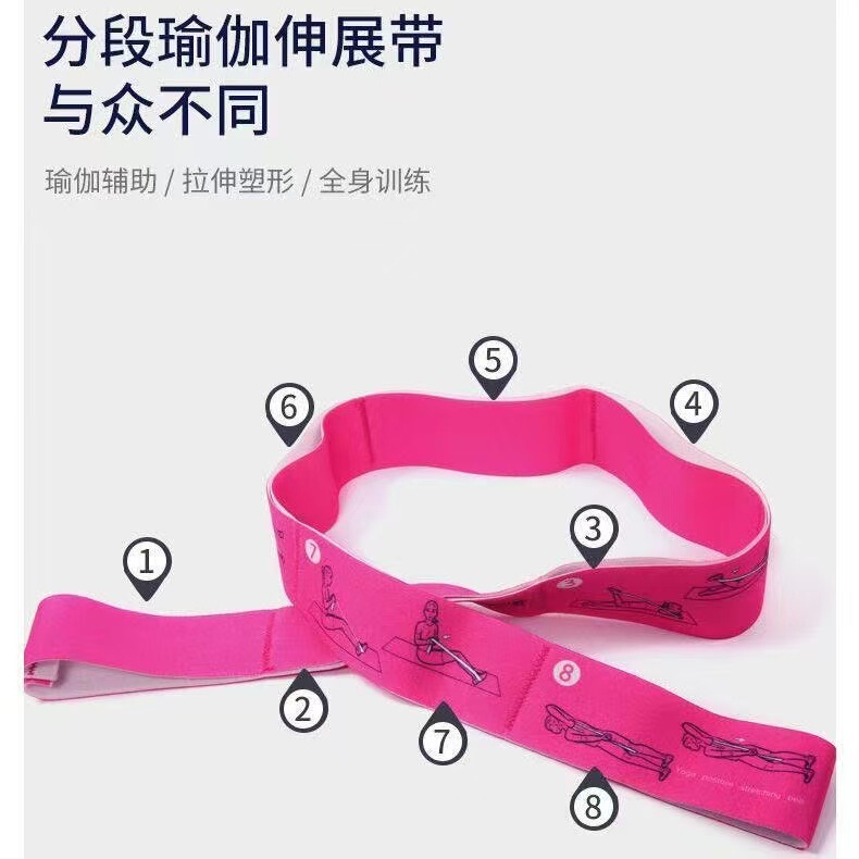 ダンス用の新しい弾性バンド、デジタルストレッチバンド、ストレッチダンスオープンショルダーストレッチトレーニングテンション|undefined