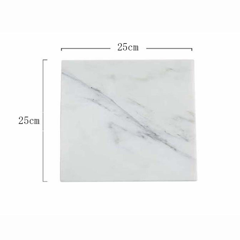 Nórdico ins estilo mármol natural bandeja hogar Mesa almacenamiento bandeja de almacenamiento de alimentos rectangular bandeja de almacenamiento de baño