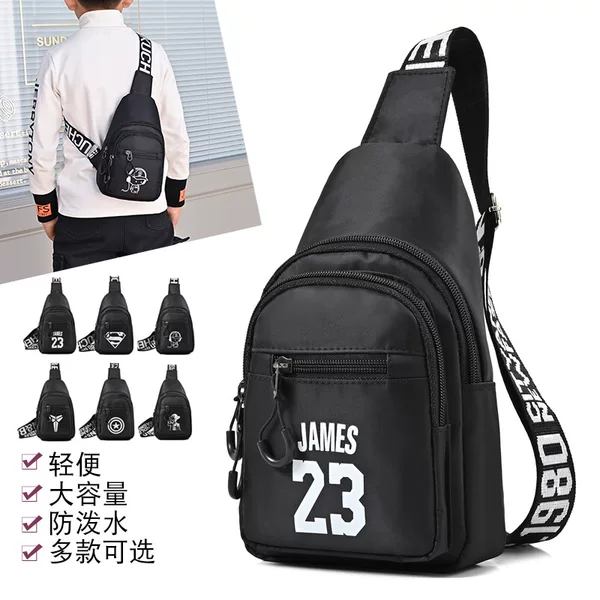 Foreign trade children's messenger bag boys chest bag boys trend outdoor sports shoulder bag girls small satchel wholesale