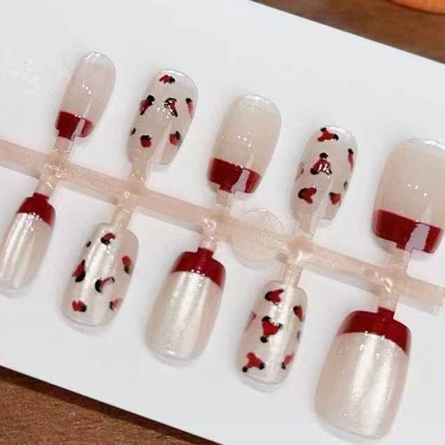 Special Offer Cat-Eye Design Handmade Nail Tips Cartoon Print High-End Fake Nail Stickers Short Style Yiwu Special Offer Cat-Eye Design Handmade Nail Tips Cartoon Print High-End Fake Nail Stickers Short Style Yiwu