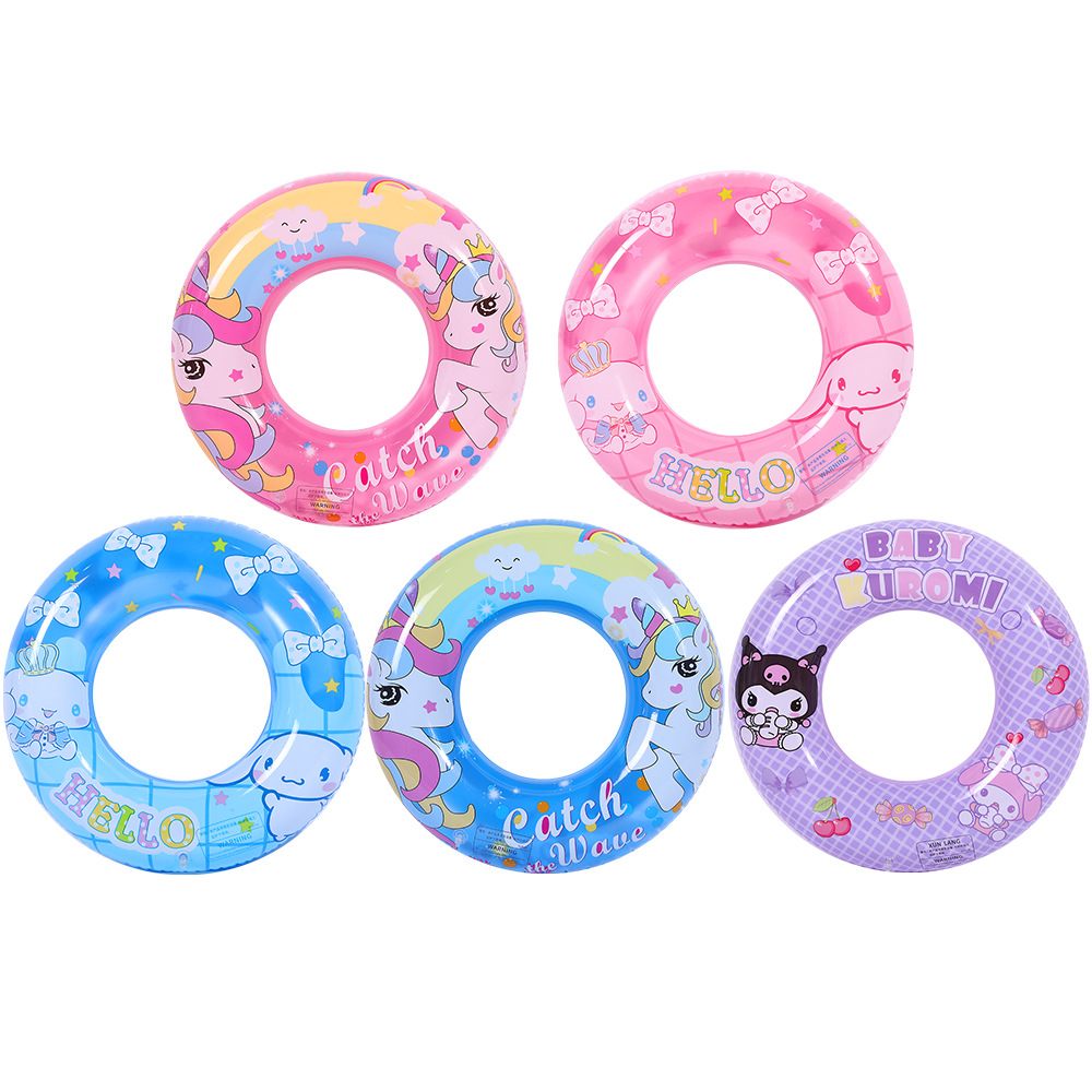 Anillo de natación para niños de celebridades de Internet, anillo de natación para axila engrosada para bebés, anillo de natación salvavidas para niños pequeños de PVC de dibujos animados, 3 años - 6 años