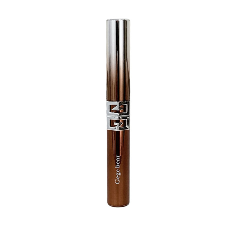 Gege Bear Star River Gold Diamond Eye Shadow Tricolor, crema de seda fina, color de tierra, eye stick, maquillaje transfronterizo