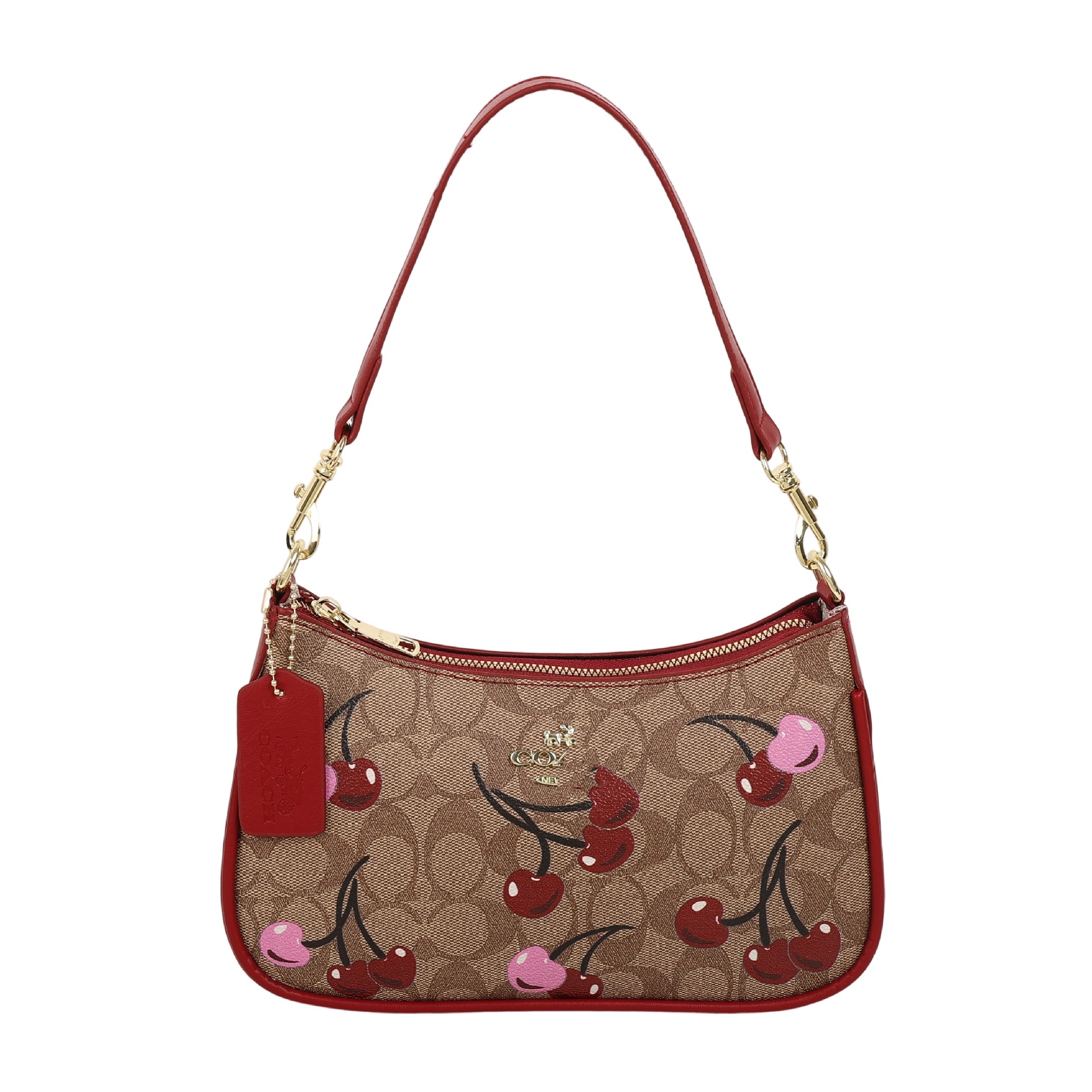 Cruce fronterizo Europa y los Estados Unidos comercio exterior 2025 nuevo Koujia brazalete de mano impresión de cereza dulce bolsa de hombro media luna