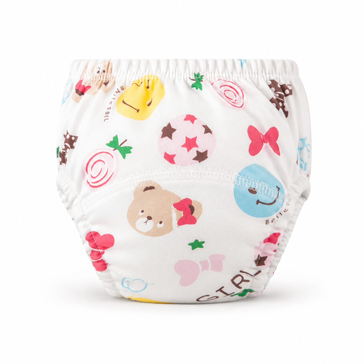 Pantalones de entrenamiento para el aprendizaje del uso del orinal, cubiertas de pañales lavables, pantalones de aprendizaje, pañales de tela para bebé, cubiertas de pañales transpirables, estilo de verano para bebé.