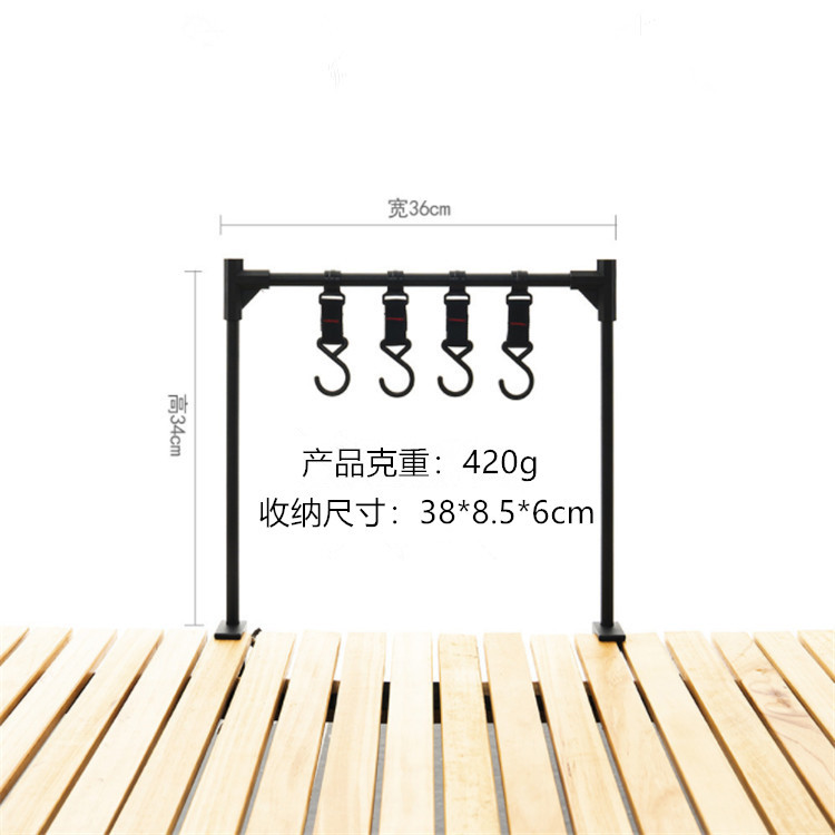 Acampar al aire libre de almacenamiento de escritorio de aleación de aluminio picnic barbacoa vajilla multiusos estante de mesa de camping estante de la lámpara