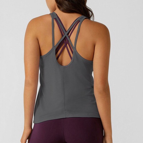 Cross-border sports bras for women with shock absorption, running with padded cups, quick-drying beauty back yoga tops, shaping and lifting tops.