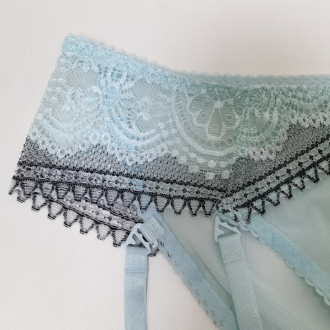 Ropa interior sexy encaje sexy liguero puro deseo ropa interior de mujer medias ultrafinas accesorios de todo fósforo liguero de cuatro esquinas