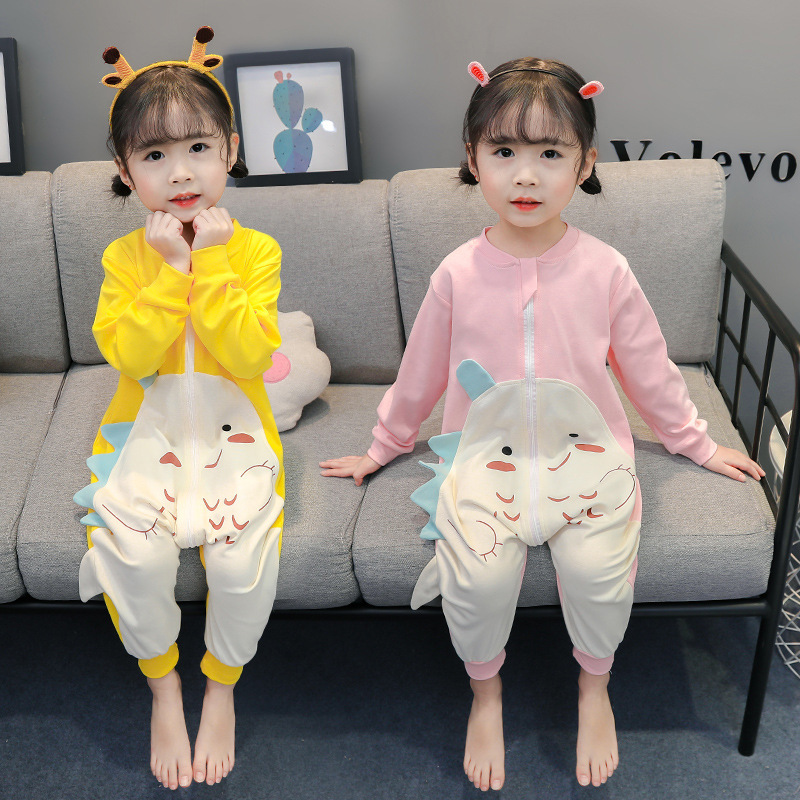 Children's Sleeping Bag Spring, Autumn and Winter Kindergarten Baby Boy and Girl Baby Clothes Style Removable Pure Cotton 12-3 Anti-Kick Quilt