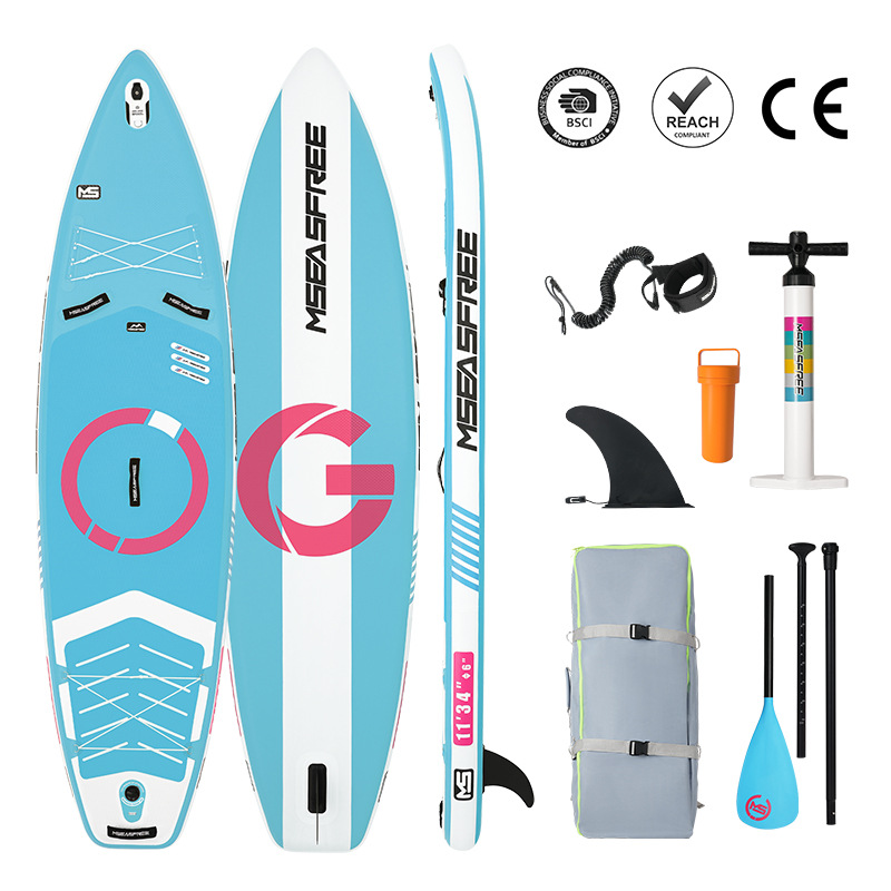 Tablero de remo inflable MS Free Mountain Sea SUP Tablero de remo de pie Pesca Tablero vertical Tablero de pulpa Barco en el mar
