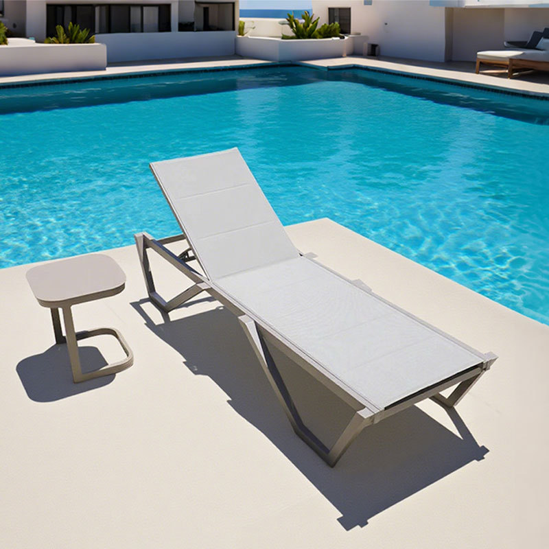 Piscina al aire libre Hotel Residencial piscina ocio sillón impermeable patio al aire libre frente al mar silla de playa al por mayor