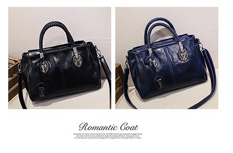 European and American retro women's bag trend, new cross-border hand-held shoulder crossbody bag made of oil wax leather for export, one piece, global consignment undefined