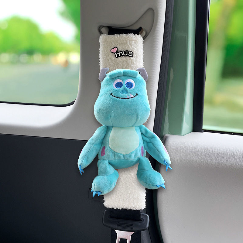 Protector de Hombro para Cinturón de Seguridad de Peluche Suave para Auto