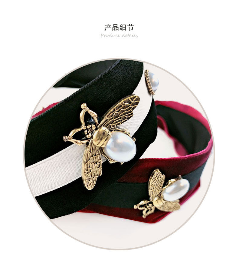Simple Alloy Bee Wide-sided Hair Band display picture 3