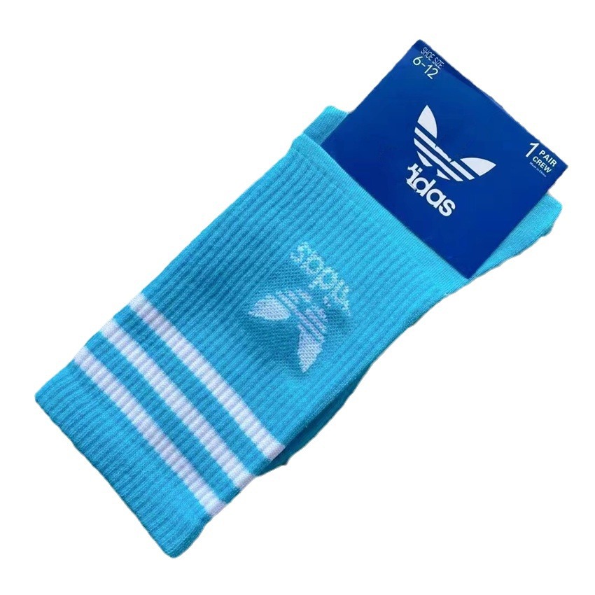 2024 primavera y otoño AGREGAR calcetines de baloncesto deportivos de media pantorrilla de tres hojas de hierba alta marca de moda corriendo calcetines de fútbol