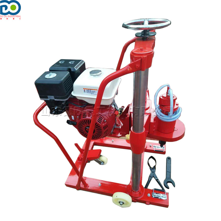 20型混凝土钻孔取芯机 马路地面打孔机 汽油动力金刚石水钻机