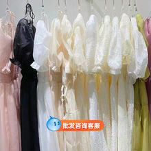 广州十三行女装法式女士裙子甜美连衣裙女夏高级感小个子杂款混批