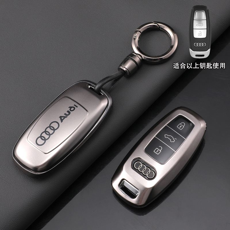 New Audi A6L Car Key Cover A7L Luxury A3 Dynamic Type Q8/Q4 Shell Q7/A8 Full Cover Q6 High-End Business