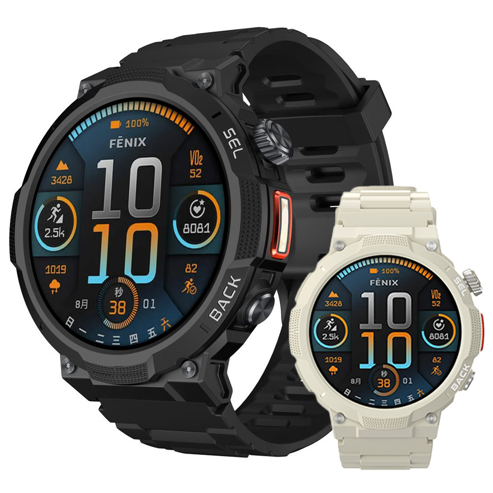 Neue S50 Dual-Mode-Smartwatch mit Bluetooth-Anruffunktion, Herzfrequenzmessung, Atemtraining und extrem langer Akkulaufzeit._voghion.com