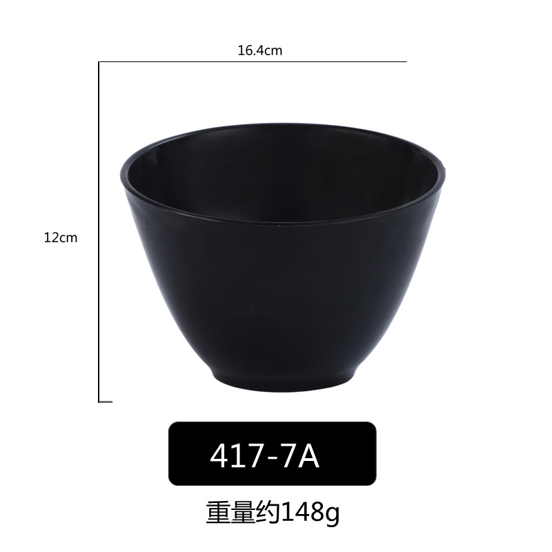 PP porcelana-como colorido oblicuo Tazón de fuente Cubo de lechuga Tazón verde vegetal cubo vegetal creativo restaurante comercial Ensalada de frutas Tazón