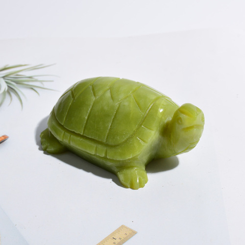 New exquisite small jade desk ornament, smooth Xiuyan jade decorative craft, factory wholesale