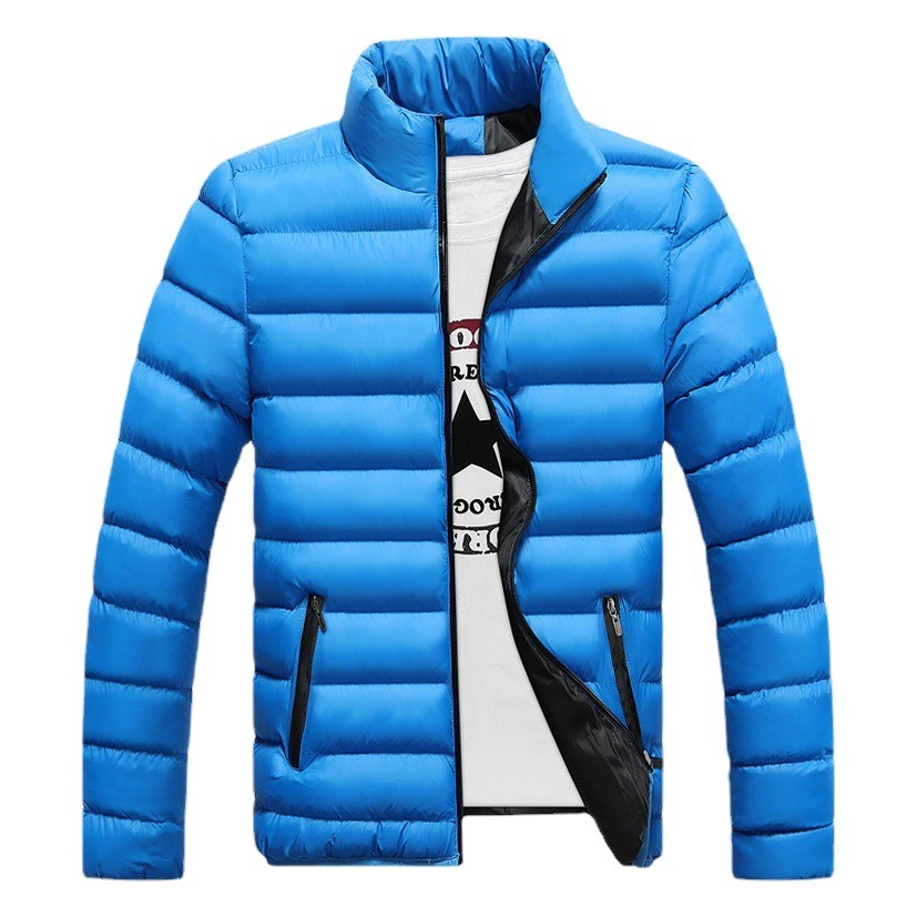 Мужская зимняя куртка 2025: модная корейская молодежная спортивная хлопковая куртка, укороченная мужская куртка на хлопковом утеплителе