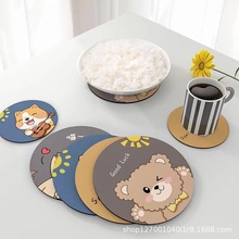 定制塑膠杯墊 pvc塑料墊 隔熱橡膠餐墊 卡通滴膠軟膠杯墊