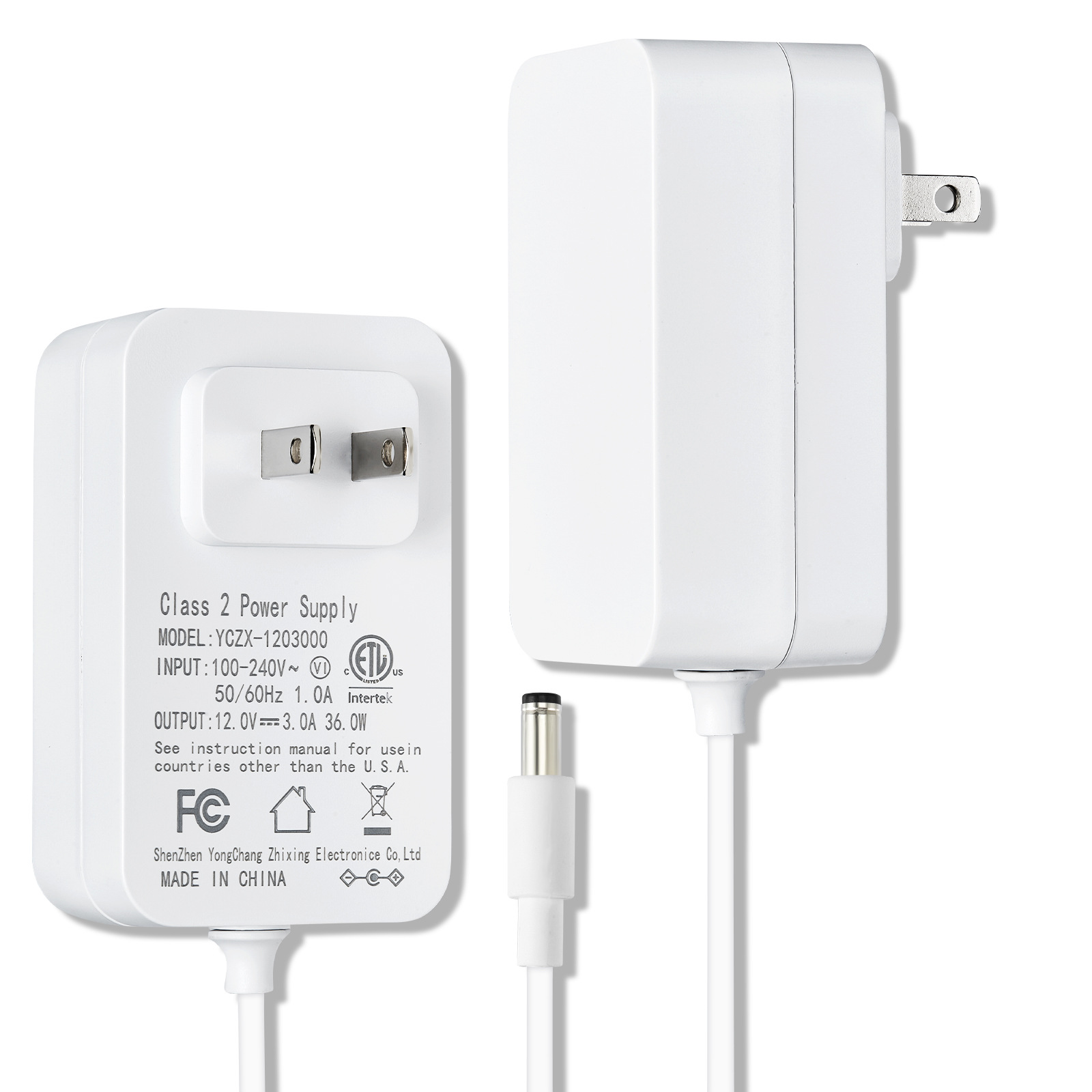 12V3A电源适配器欧规36W热敷理疗24v1.5a电源适配器全球证书齐全