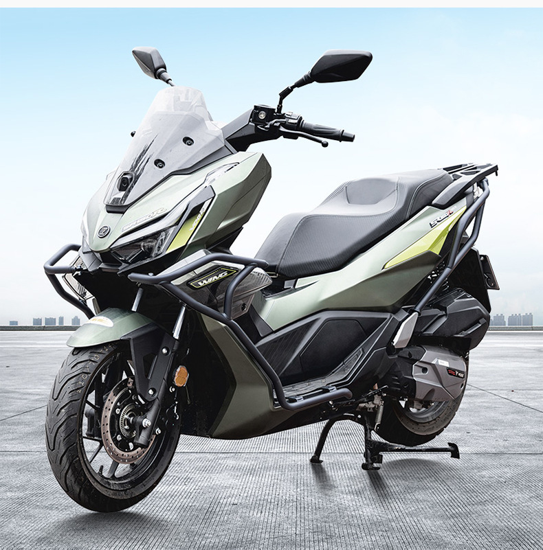 Suitable for Wuji Sr150R Scooter Front and Rear Bumper Guards, Exhaust Bars, Exhaust Covers, Modification Parts