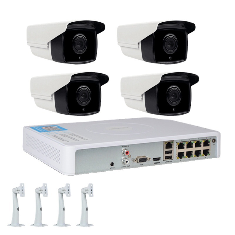 Paquete de equipos de monitoreo de red de 16 vías POE millones de paquetes de cámara doméstica HD monitoreo remoto de teléfonos móviles